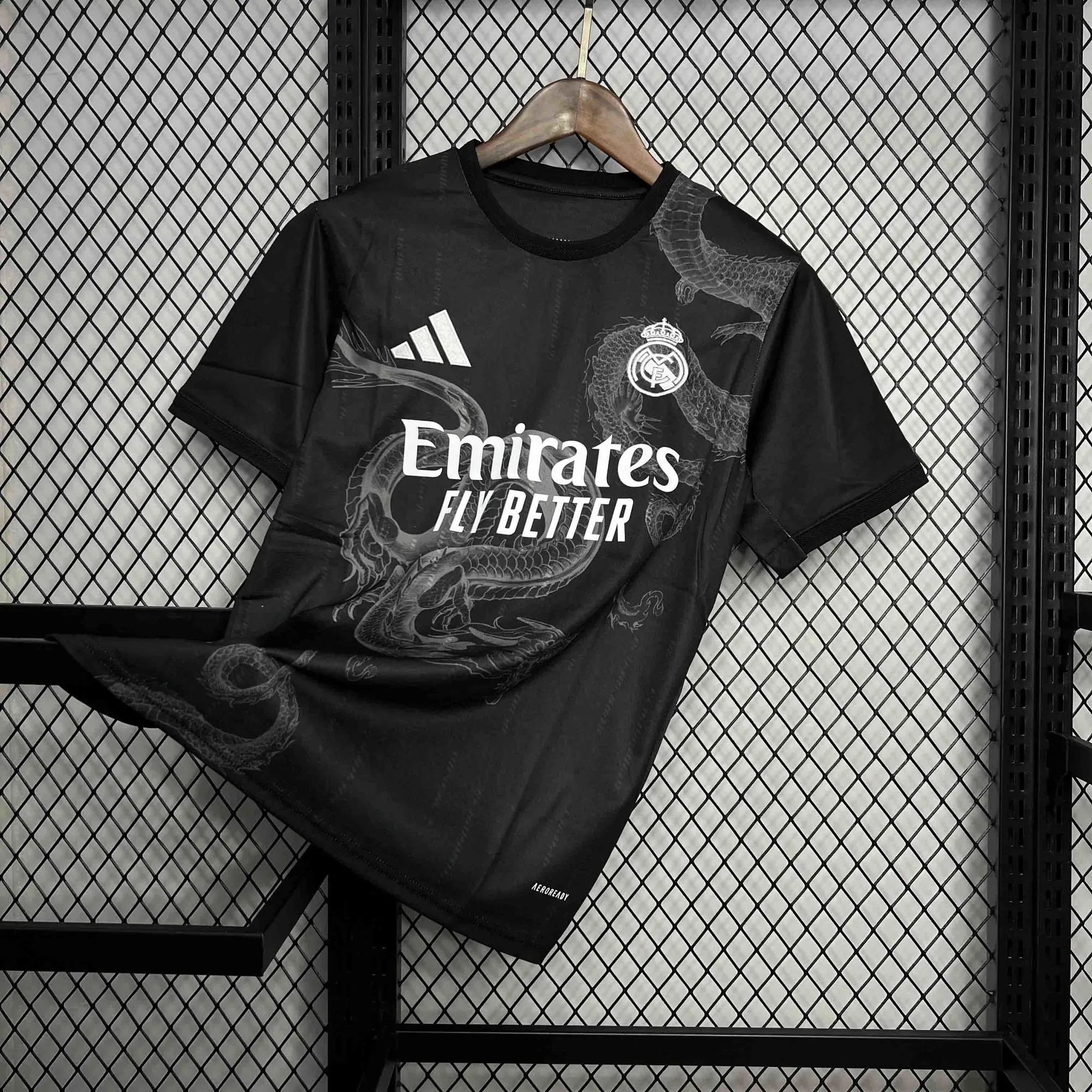 24-25 Real Madrid Dragon Black Special Edition Kit AAAAJersey Dropshiping Yupoo 5