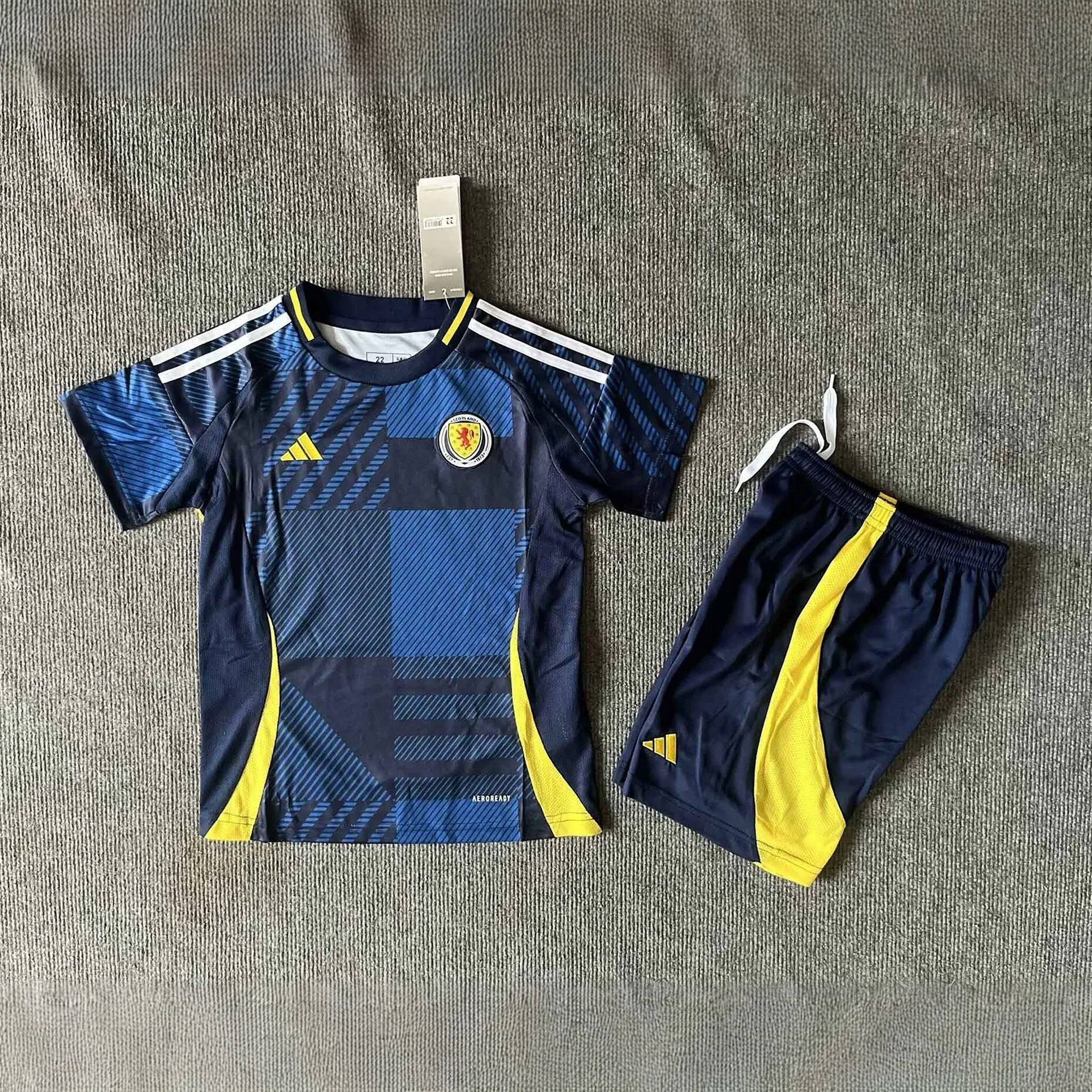 2024 Scotland Home Kid Kits UEFA Euro Children Sets Football Replicas Yupoo 2