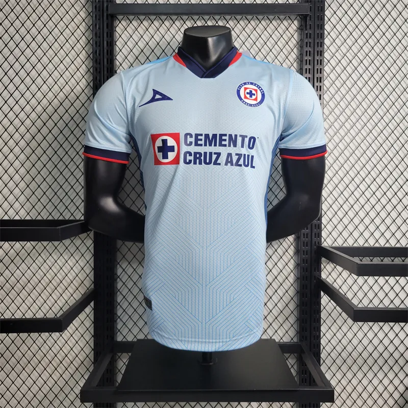 23-24 Cruz Azul Away Light Blue Kit Player Version Shirt Football Jerseys Yupoo 9