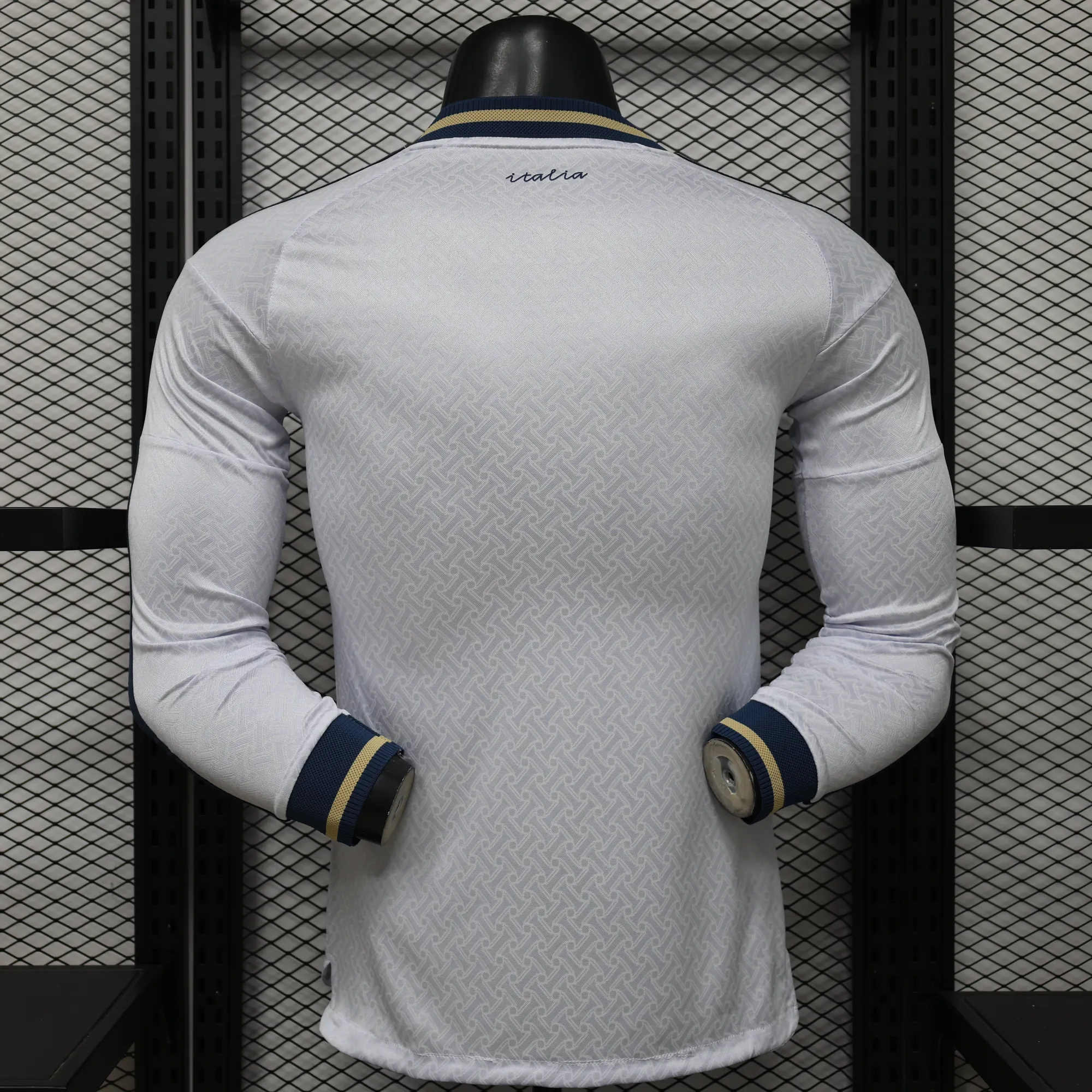 2026 Italy Away Mens Kit Football Player Version Long Sleeve Shirt AAAAJersey Supply Yupoo 9 5