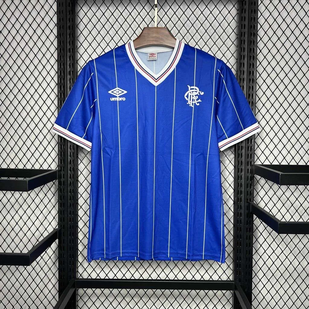 82-84 Rangers Home Retro Kit Vintage Shirt Sport AAAAJersey Yupoo 6