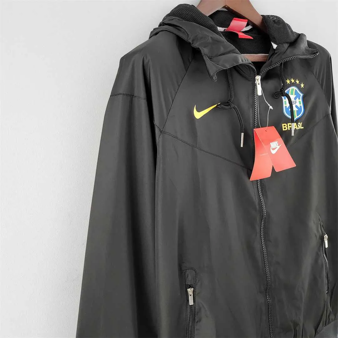 2022 Brazil black windbreaker 5