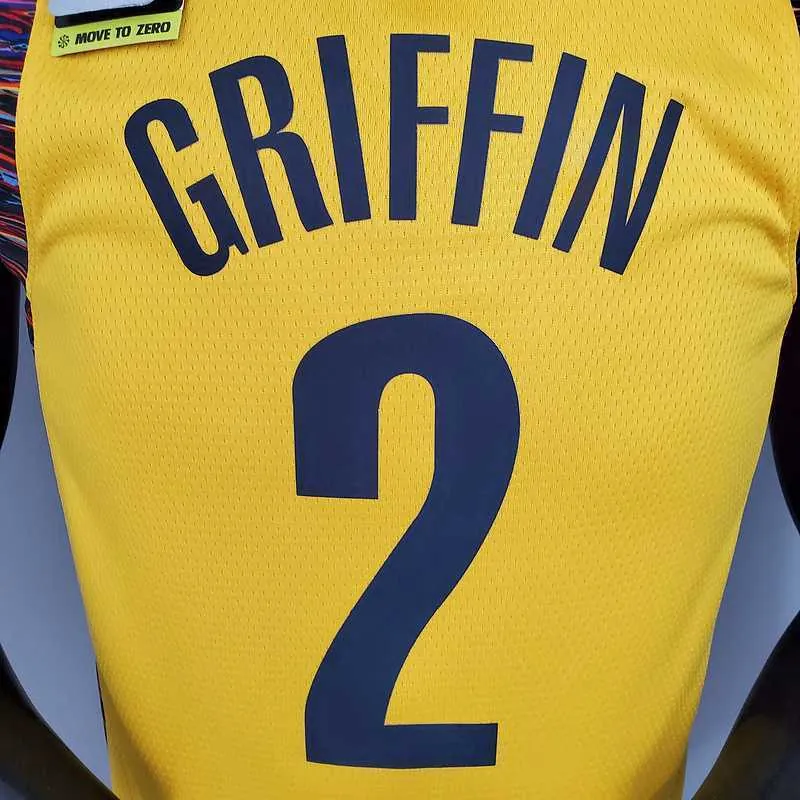 GRIFFIN#2 Brooklyn Nets Commemorative Edition Yellow 1