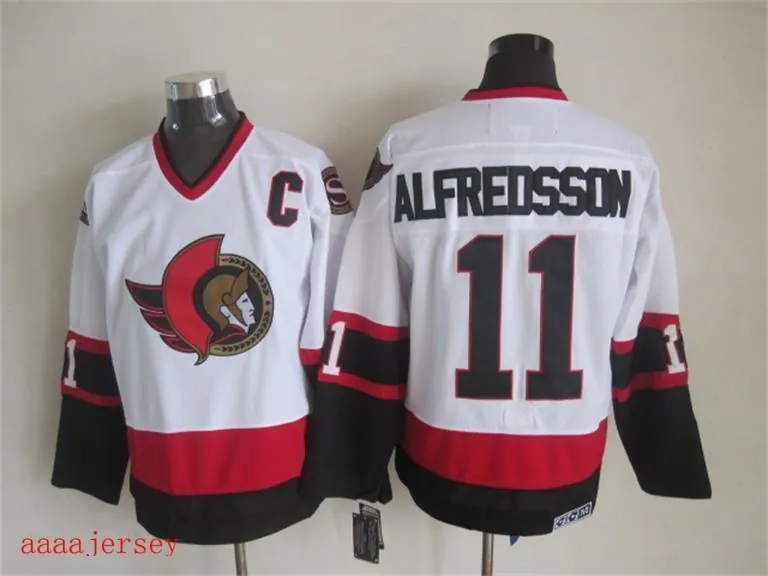 Ottawa Senators retro ice hockey jersey M-3XL 渥太华参议员队复古冰球服 4