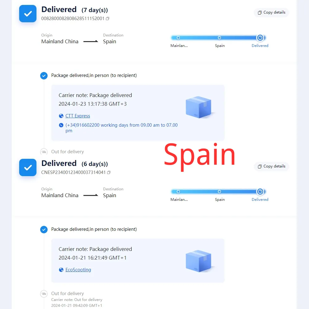 About Shipping Issues 9