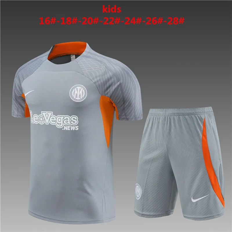 23-24 Inter Milan Kids Training Soccer Jerseys Football Shirts 1