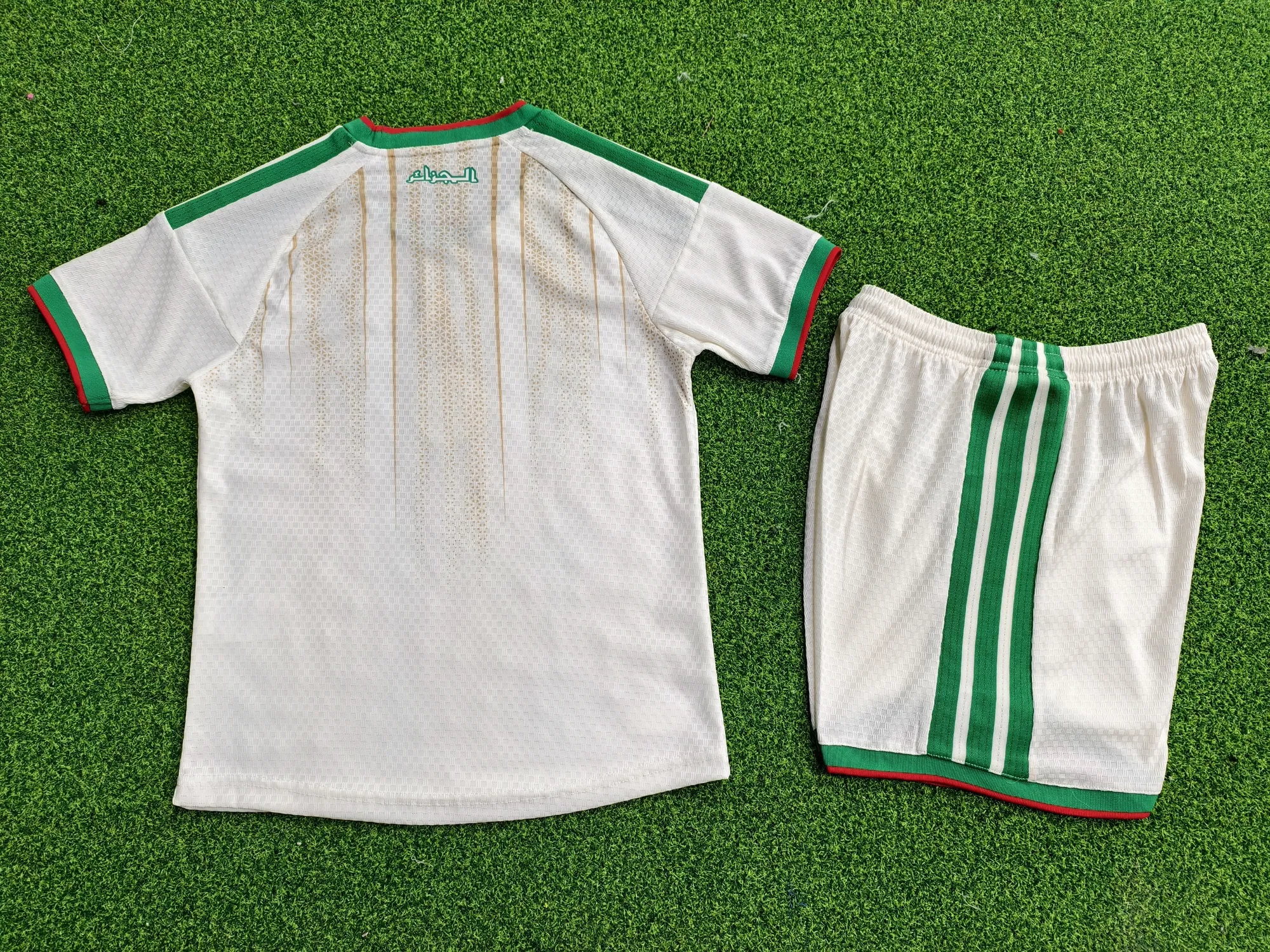 World Cup 2026 Algeria Home Kids Kit Soccer Player Version Children Sets AAAAJersey Supply Yupo 1
