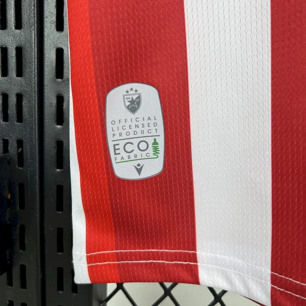 25-26 Red Star Belgrade Home Shirt Football Apparels AAAAJersey Supply Yupoo 5