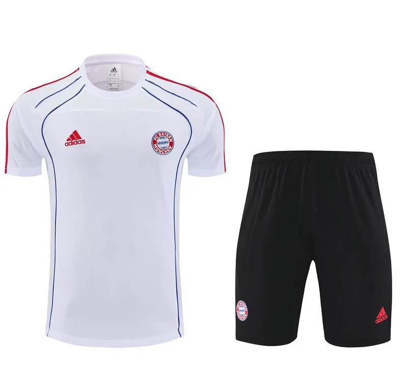 25-26 Bayern Munich OG White Training Kits Football Tracksuits 3