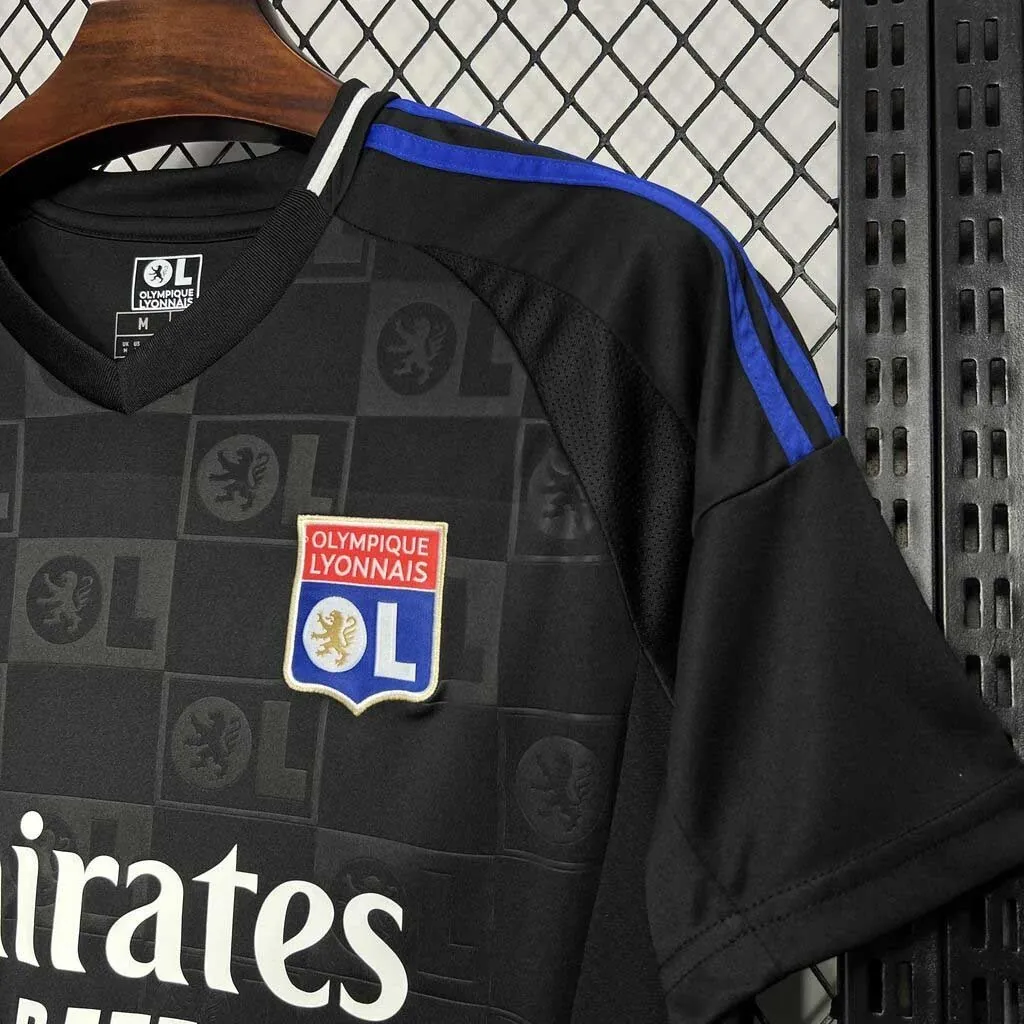 24-25 Lyon Away Kit Football Apparels Sport AAAAJersey Yupoo 2