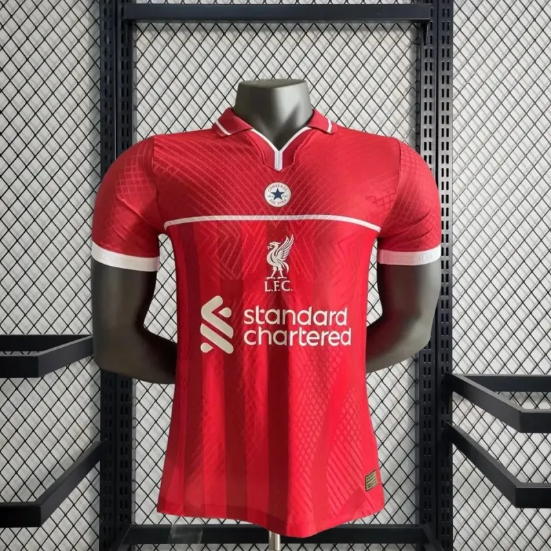 24-25 Liverpool x Converse Joint Edition Kit Player Version Shirt Football AAAAJersey Yupoo S-2XL 6