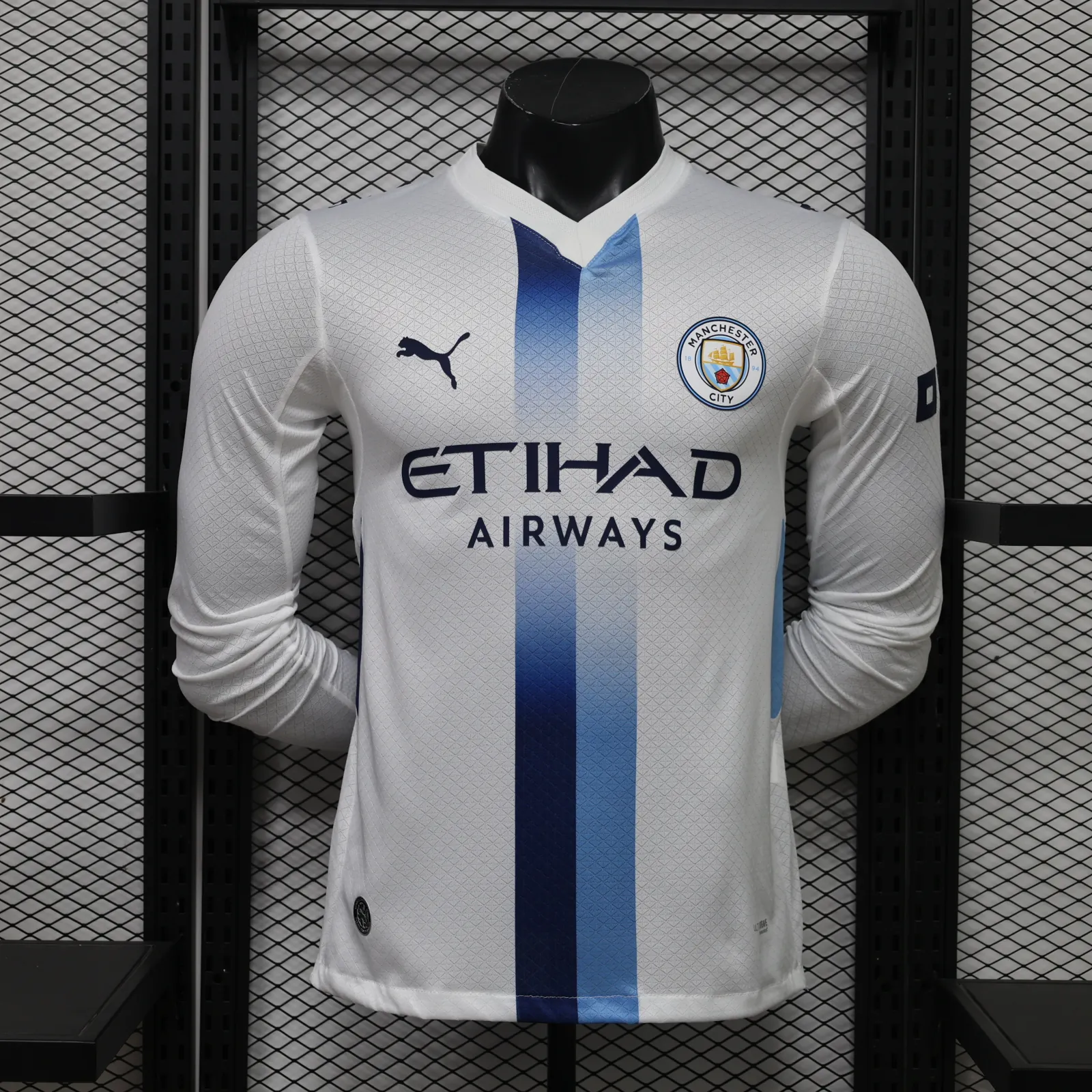 26-27 Manchester City Away Kit Player Version Football Long Sleeve Shirt AAAAJersey Dropship Yupoo 9 6