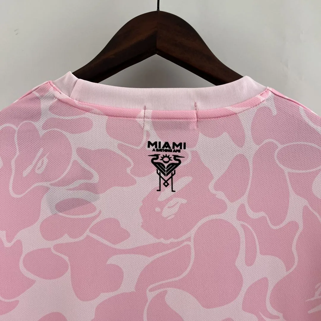 23-24 Inter Miami Limited Gris Pink Shirt Joint Edition Kit Soccer Jerseys Yupoo 1