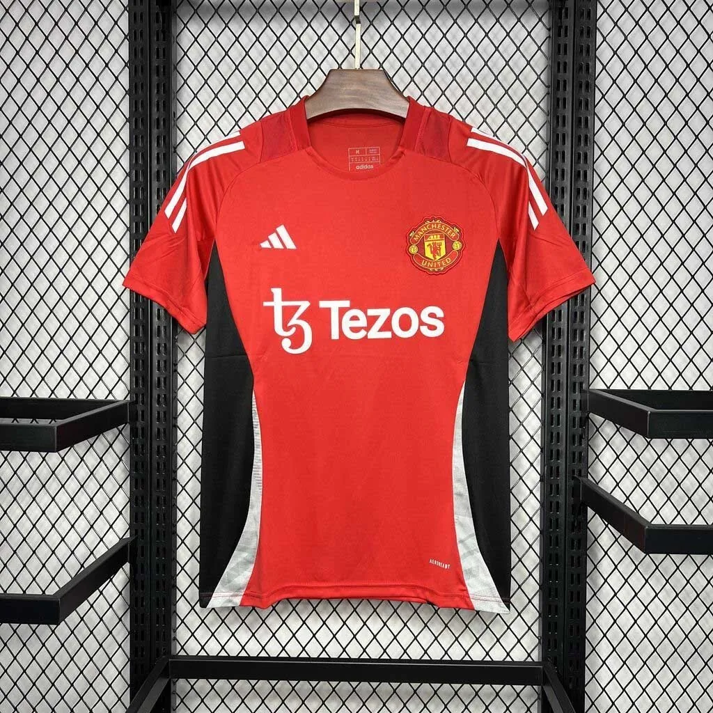 24-25 Manchester United Red Training Kit Sport AAAAJersey Yupoo 7