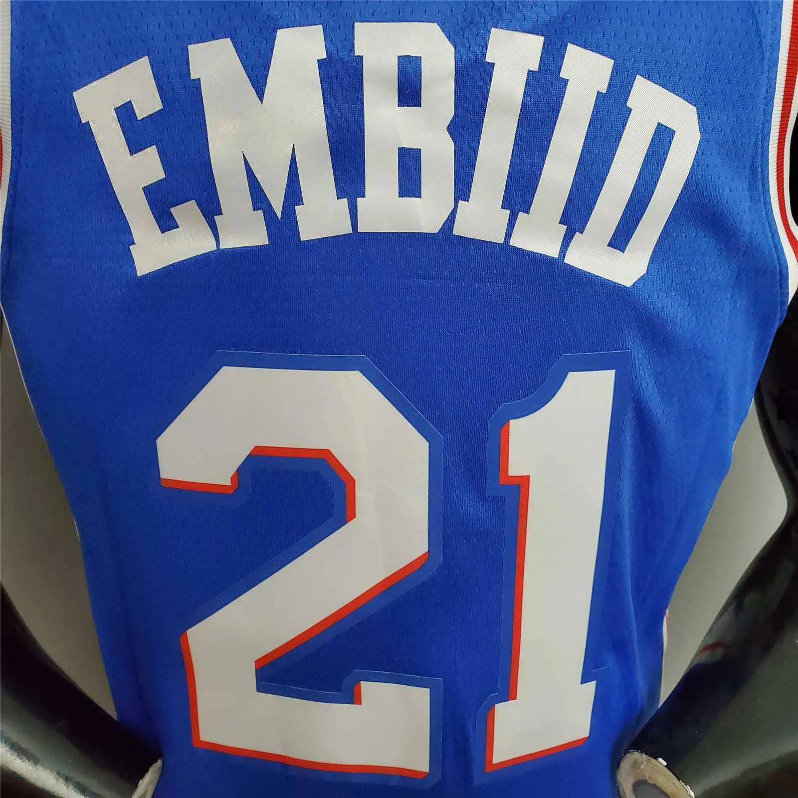 Embiid #21 Detroit Pistons blue 4