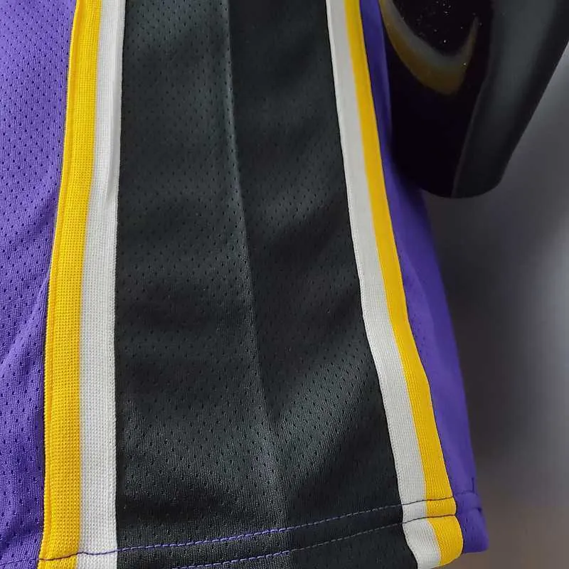 New Lakers Jordan Young #0 Theme Purple Round Neck 7