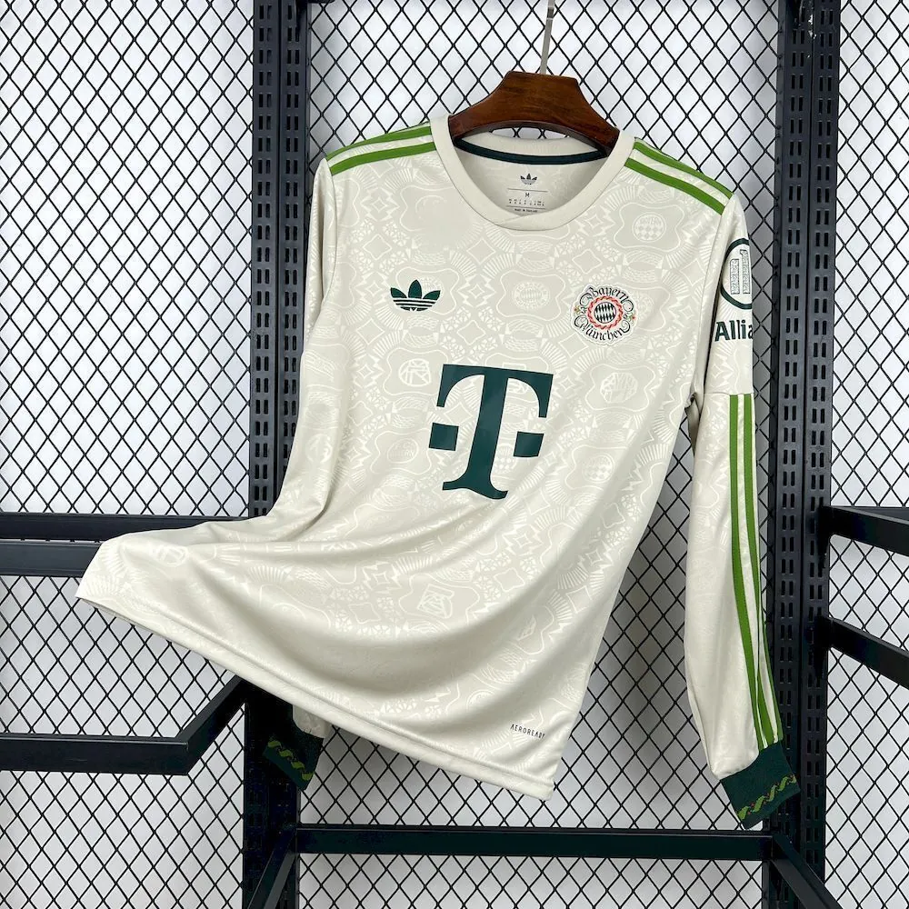 25-26 Bayern Munich Beer Festival Special Edition Soccer Long Sleeve T-Shirt AAAAJersey Yupoo 5