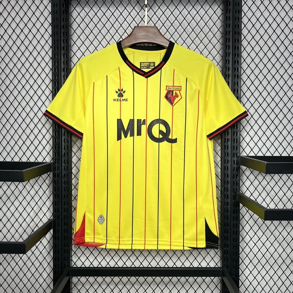 24-25 Watford Home Kit Football Wears Sport AAAAJersey Yupoo 6