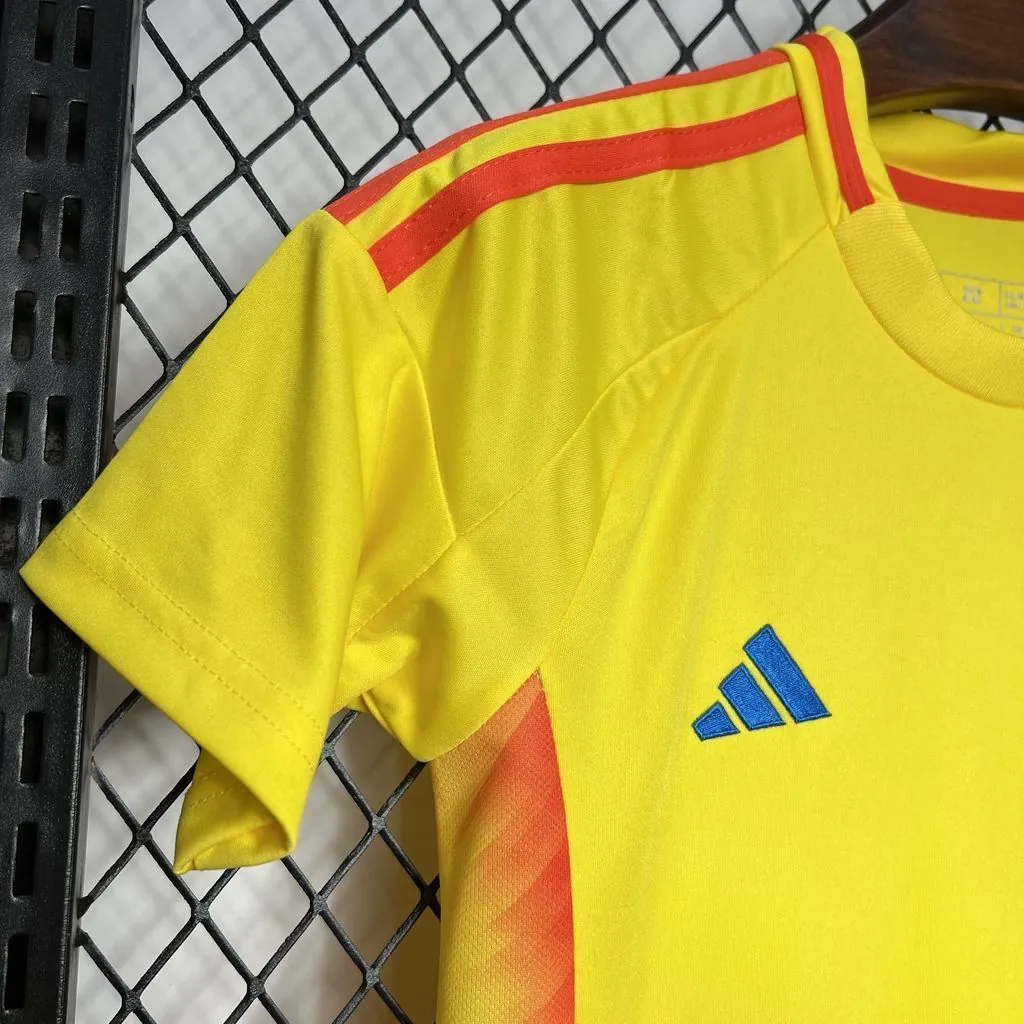 2024 Colombia Home Kid Kits Children Sets Football Replicas Yupoo 3
