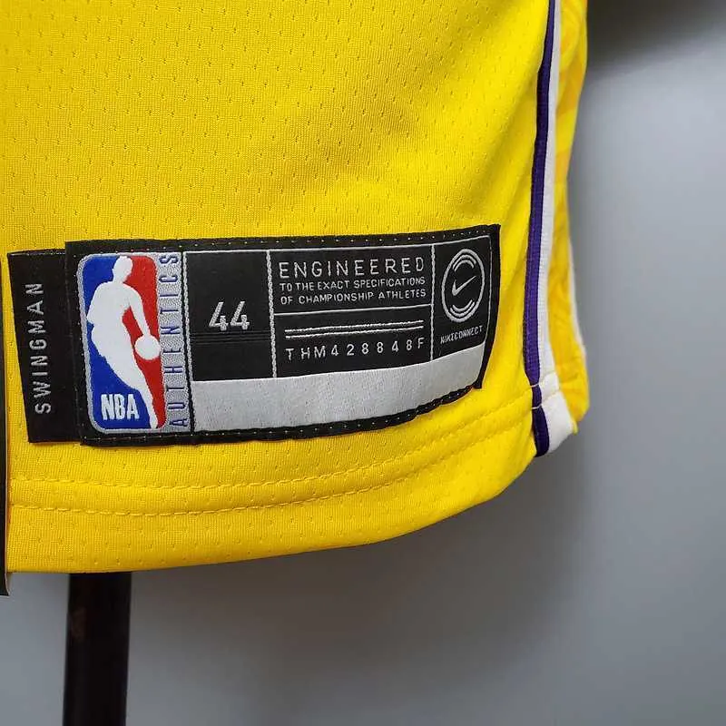 DAVIS #3 Lakers V-neck City Edition yellow 2