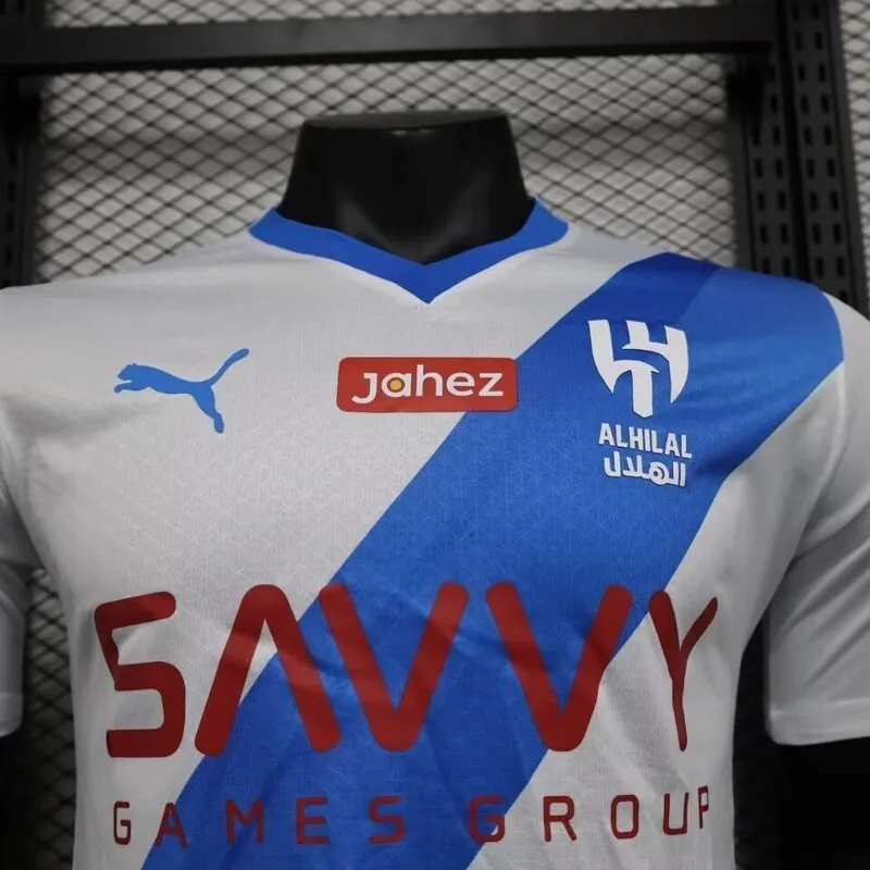 23-24 Al-Hilal away Player Version size S-XXL Soccer Jersey 5
