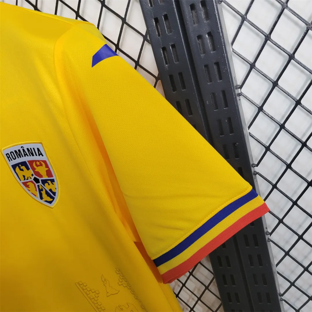2024 Romania Home Kit UEFA Euro Shirt Best Jerseys Supplier 1