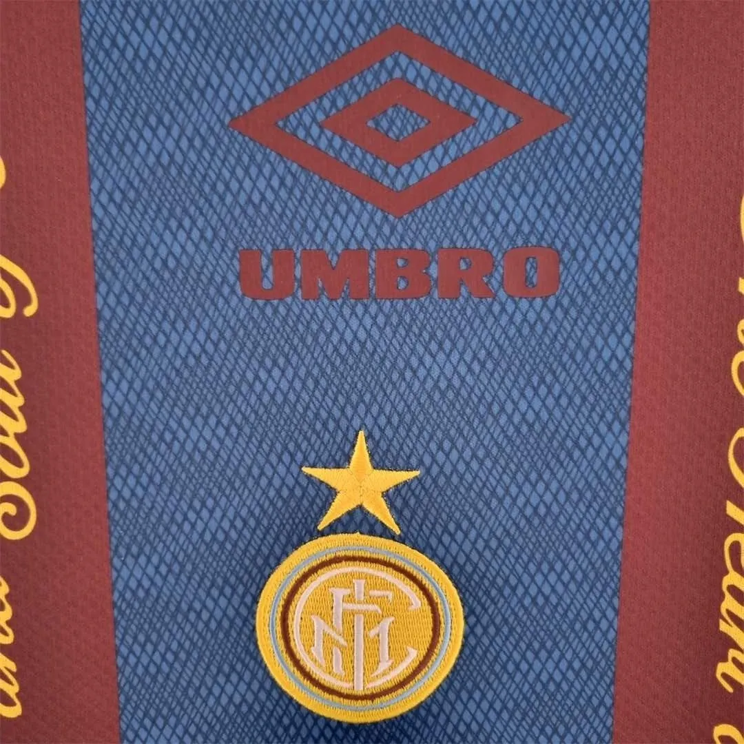 94-95 Inter Milan training suit red blue 4