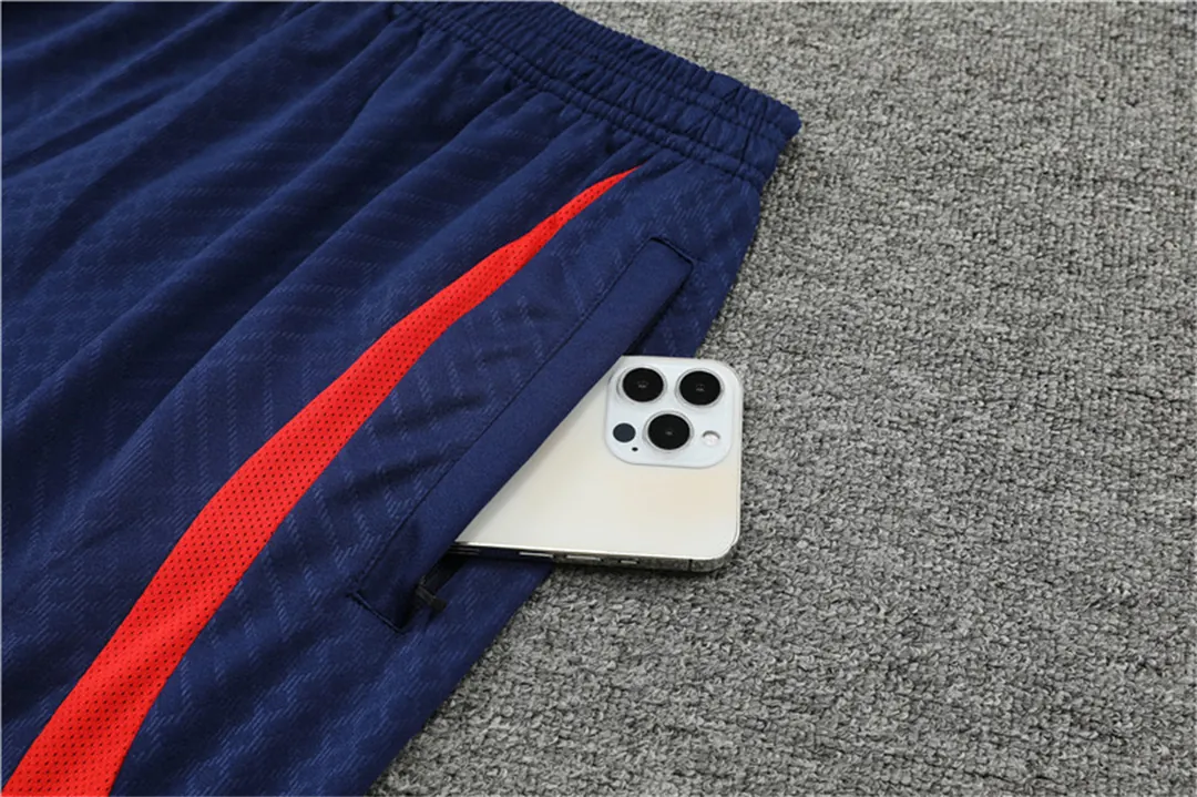 22-23 Barcelona training suit short sleeve kit blue 10