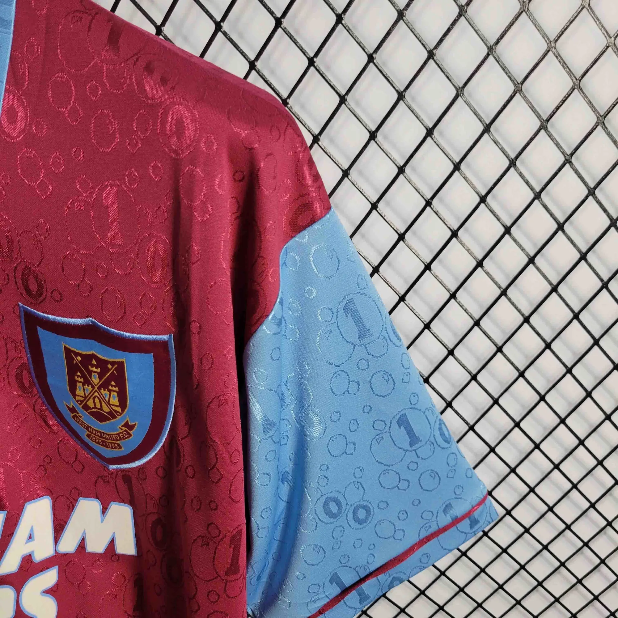 95-97 West Ham Home Retro Kit Vintage Shirt Sport AAAAJersey Yupoo 2