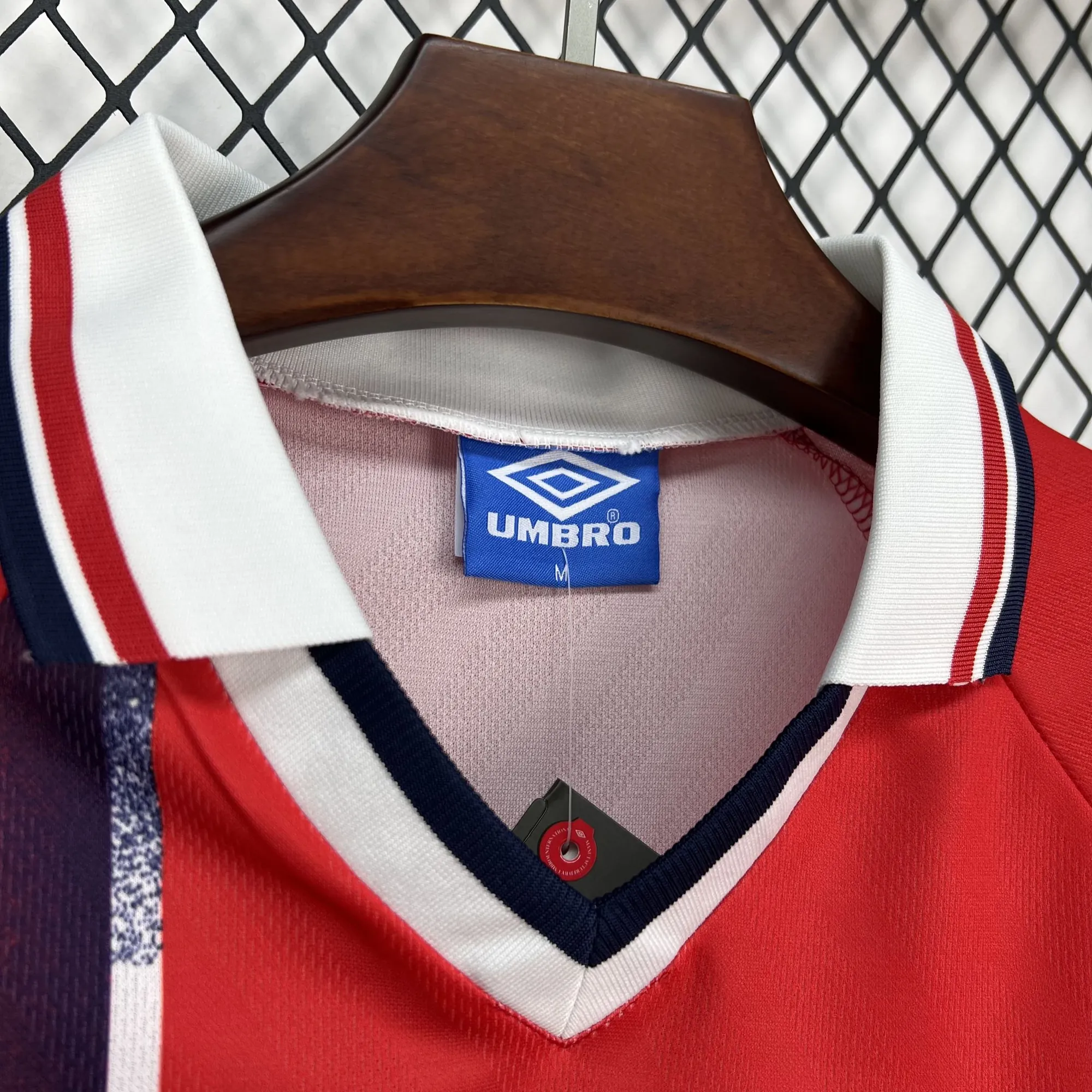1997 Norway Mens Home Football Retro Kit Vintage T-Shirt AAAAJersey Wholesale Yupoo 8 6
