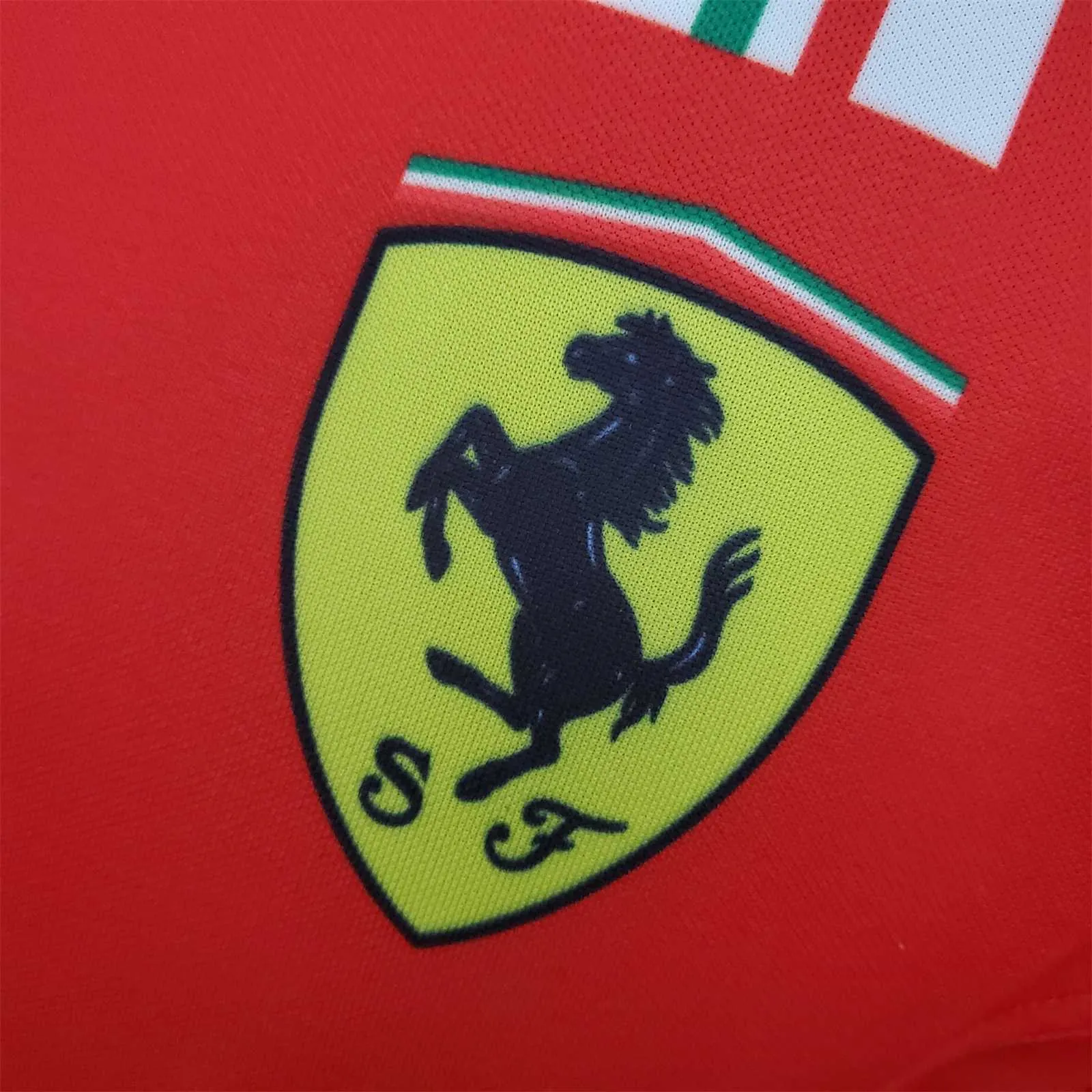 F1 Formula One; Ferrari racing suit red 8