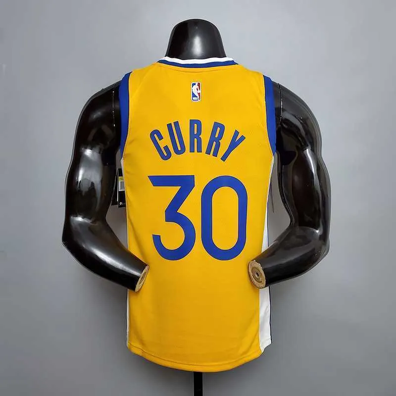 New CURRY#30 Golden State Warriors yellow 7