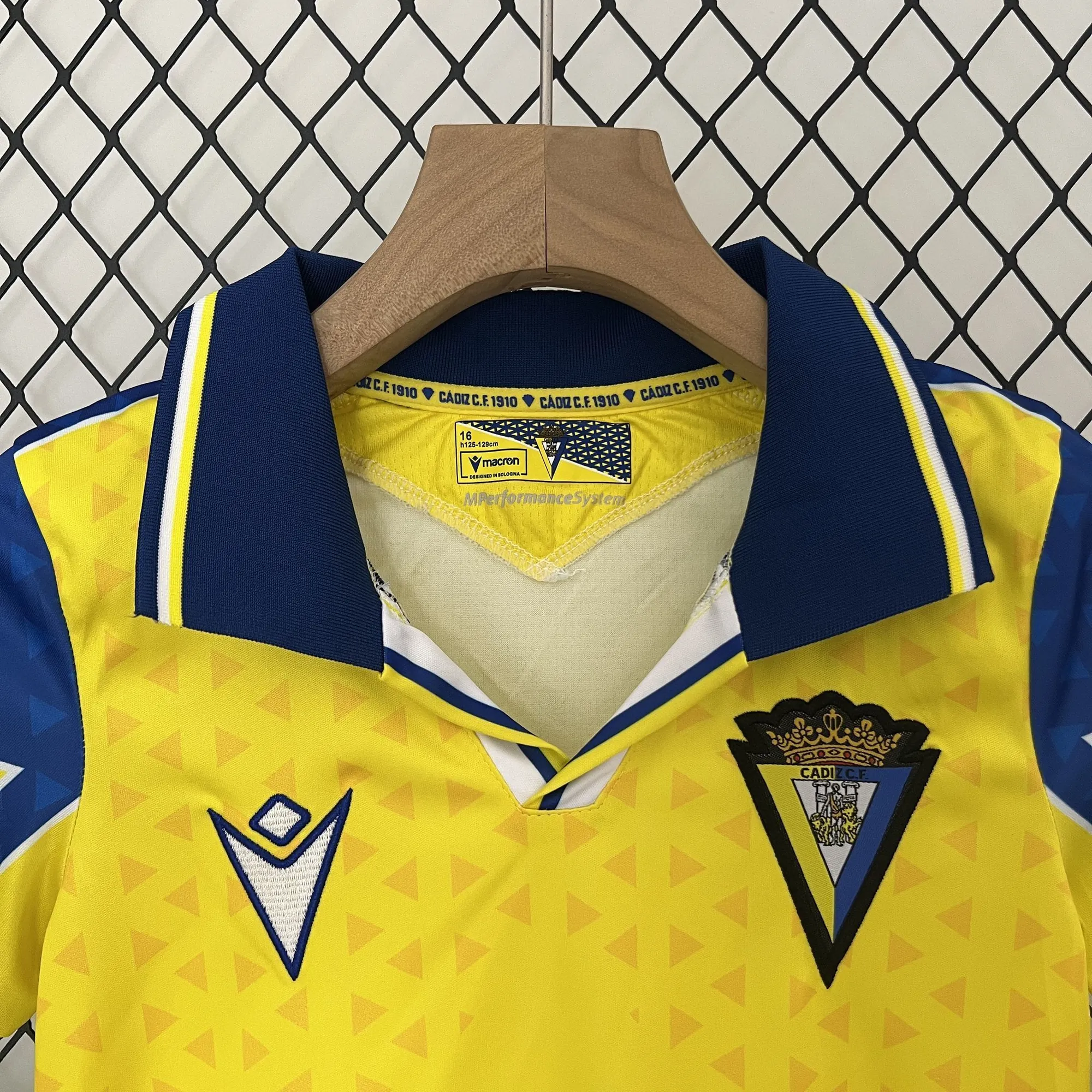 24-25 Cadiz Home Kid Kits Youth Apparels Sport AAAAJersey Yupoo 3