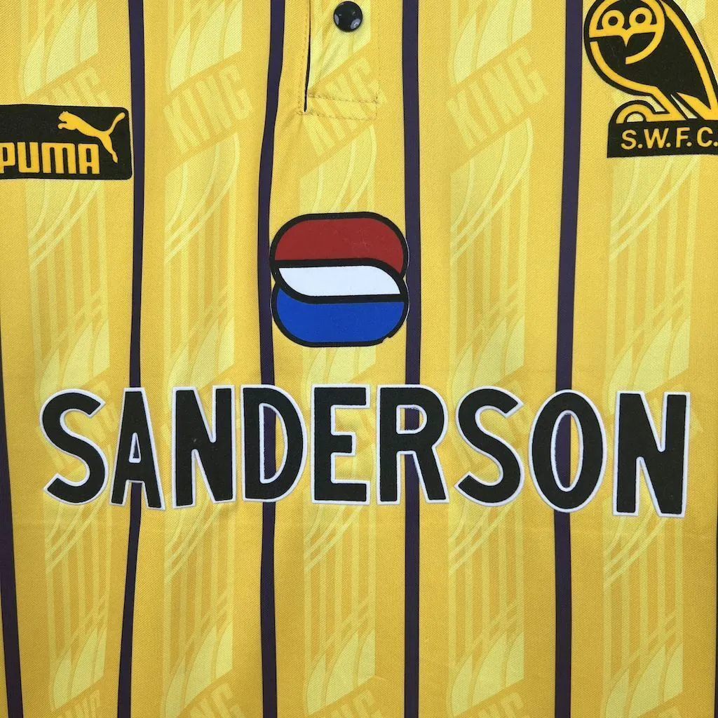 1995 Sheffield Wednesday F.C. Away Retro Kit Vintage Shirt AAAAJersey Wholesale Yupoo 3