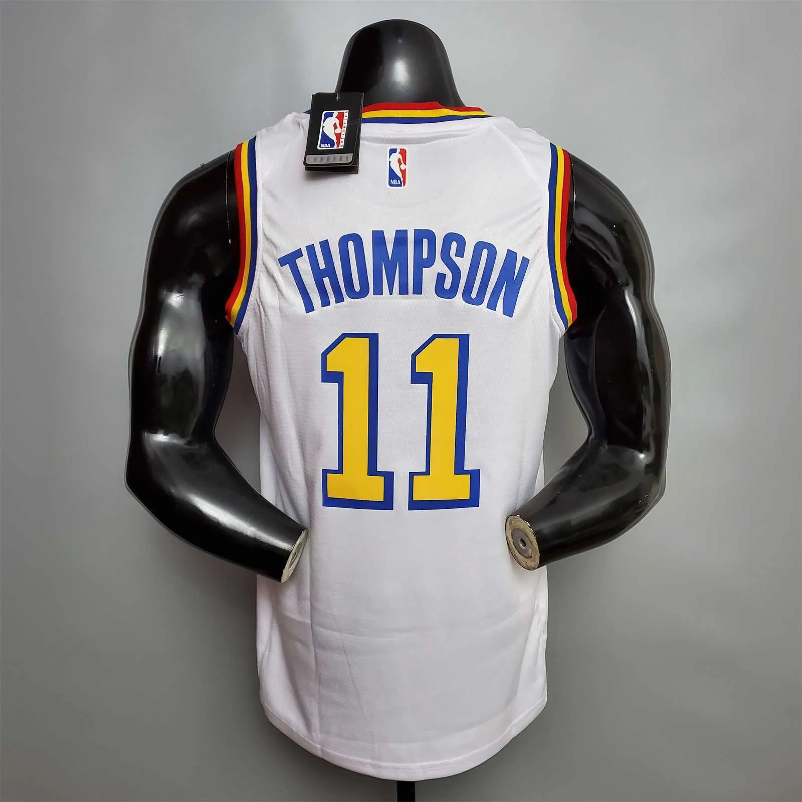 Thompson #11 Golden State Warriors Retro white 3