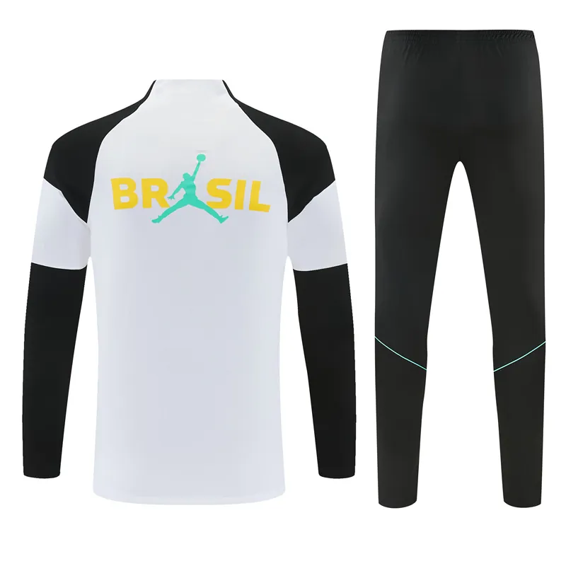 2026 Brazil Mens Kit Football Aldult Training Long Sleeve Tracksuit Yupoo 5 1