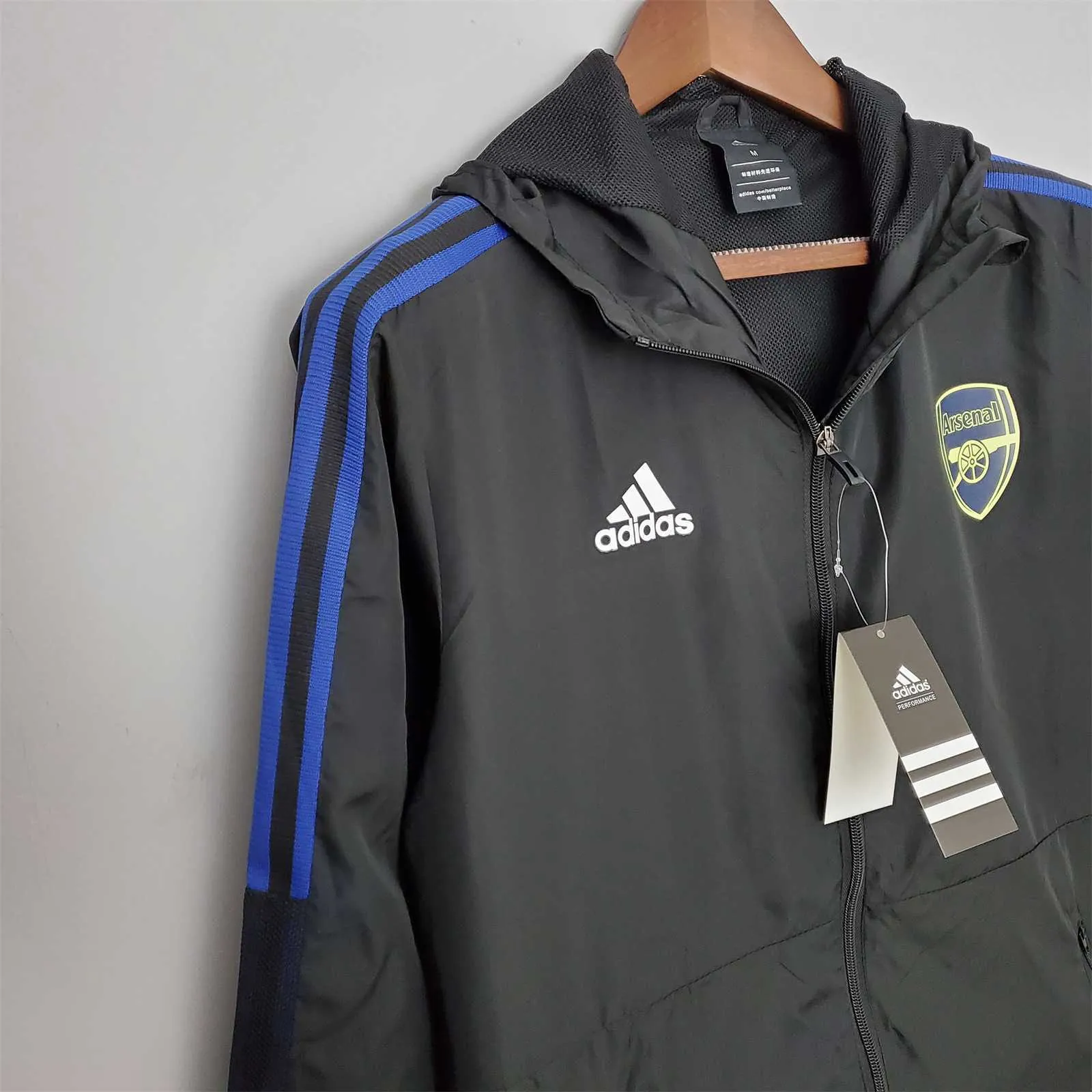 22-23 Arsenal black windbreaker 5