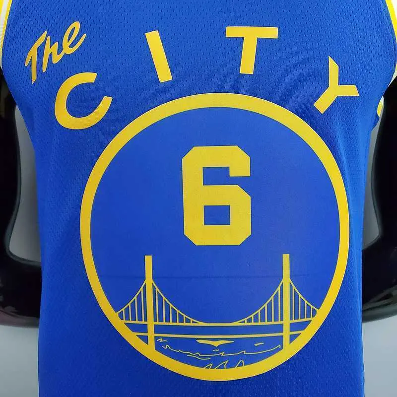 Tram version YOUNG#6 Golden State Warriors blue 3