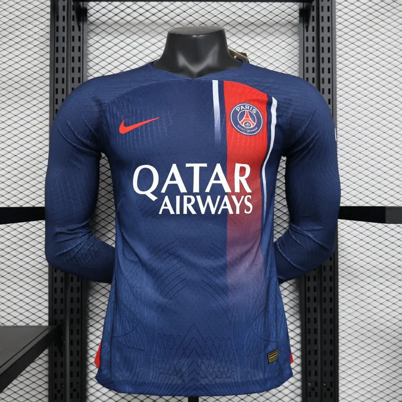 23-24 Paris Home Player Version Long Sleeve S-XXL 3
