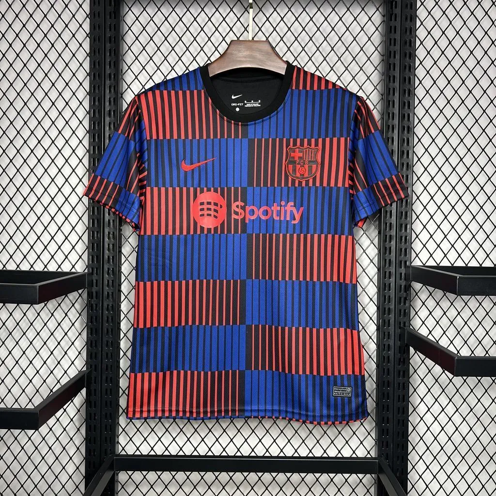 24-25 Barcelona Pre-Match Shirt Soccer Uniforms Soccer AAAAJersey Yupoo 6