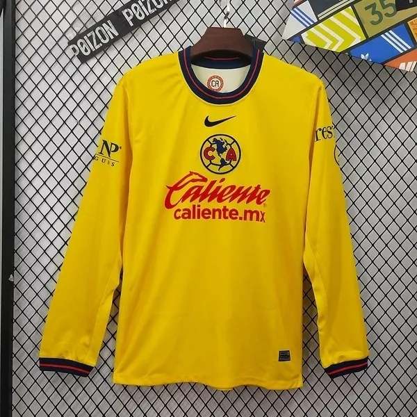 24-25 Club America Home Long Sleeve Shirt Soccer AAAAJersey Yupoo 5