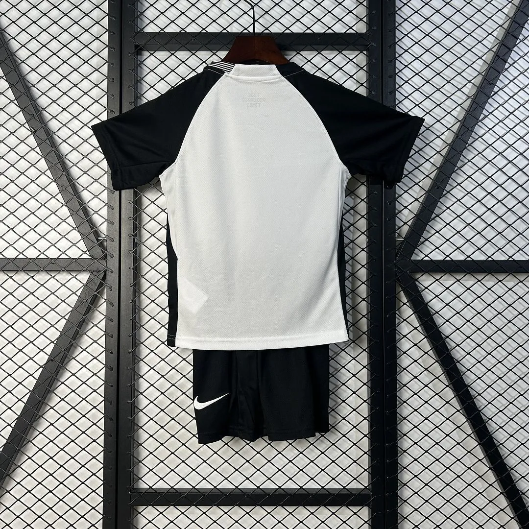 25-26 Corinthians Home Kid Kits Youth Apparels Soccer AAAAJersey Yupoo 3
