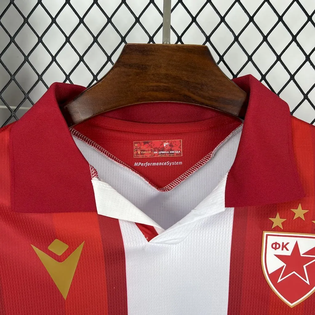 25-26 Red Star Belgrade Home Shirt Football Apparels AAAAJersey Supply Yupoo 3