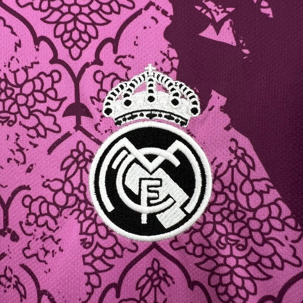 24-25 Real Madrid Pink Special Edition Shirt Football Uniforms AAAAJersey Supplier Yupoo 2