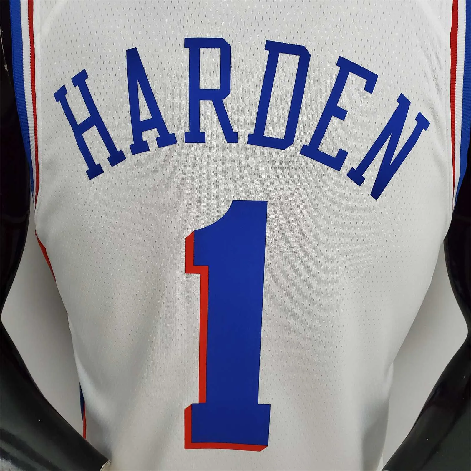 76ers Harden #1 V-Neck White 4