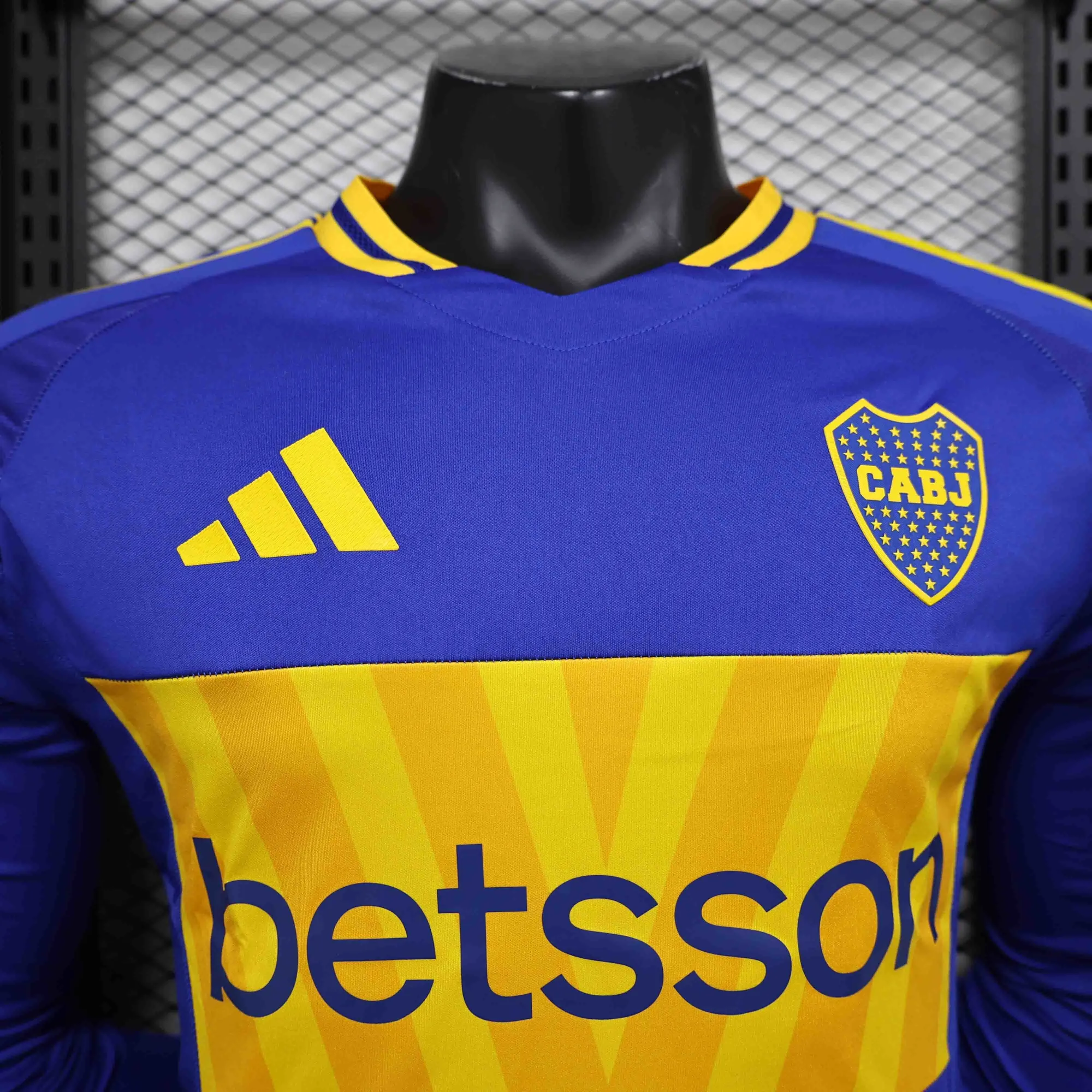 24-25 Boca Home Long Sleeve Kit Player Version Shirt Soccer AAAAJersey Yupoo 2