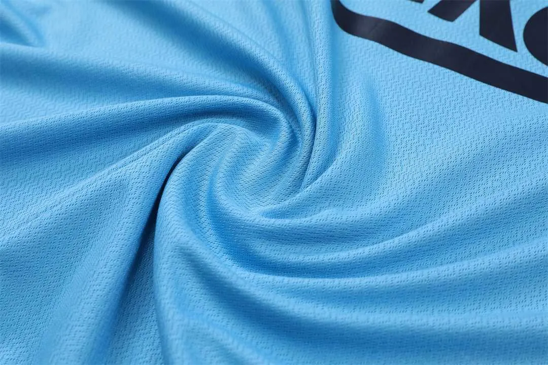 22-23 Barcelona training suit short sleeve kit blue - 3 3