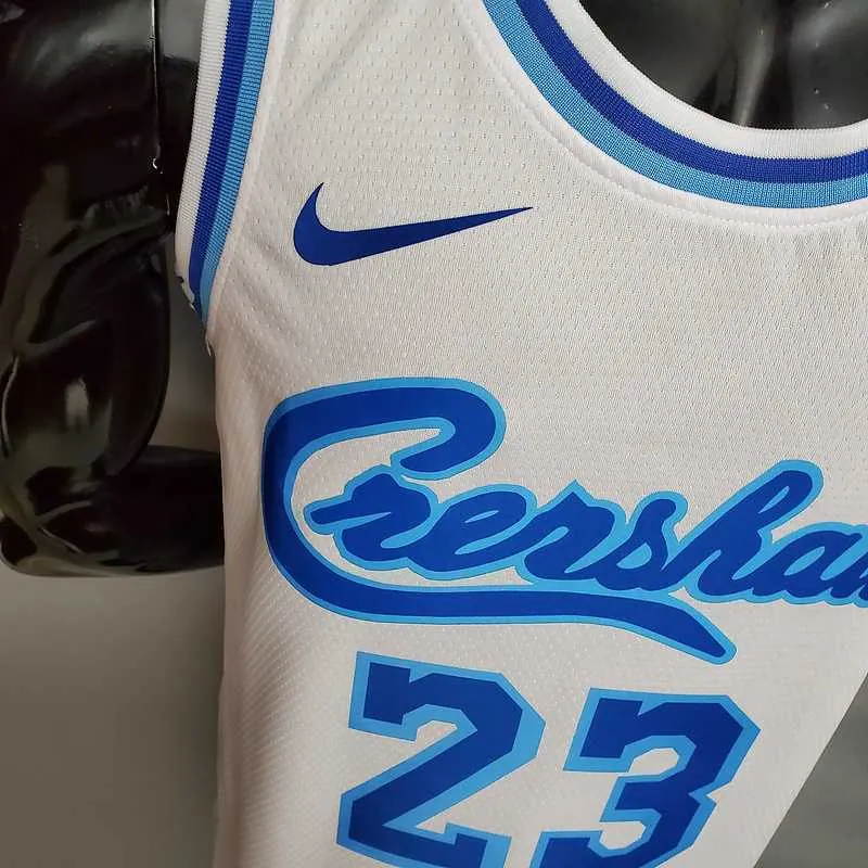New James #23 Lakers white 4