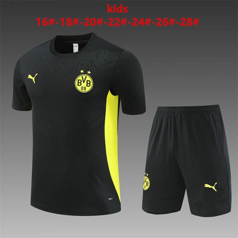 24-25 Dortmund Kids Training Soccer Jerseys Football Shirts 1