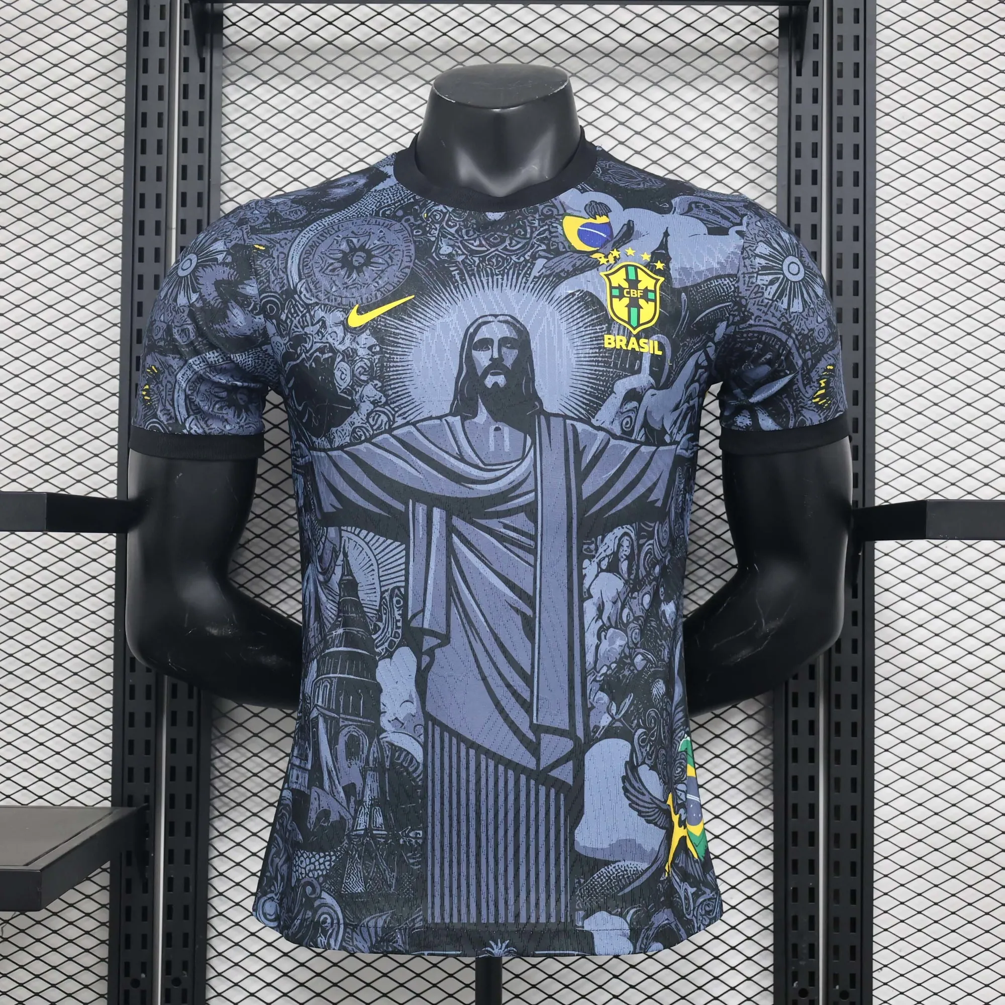 2024 Brazil Christ the Redeemer Special Kit Player Version Shirt Football Replicas Yupoo 8
